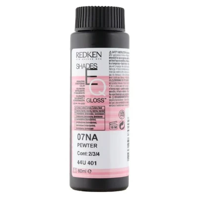 Afbeelding van Redken Shades EQ Demi permanente kleuring 3 x 60 ml 07NA Pewter