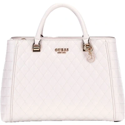 Afbeelding van Guess Yarmilla Satchel Handtas, Dames, Maat: One Size, Weiß