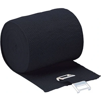 Afbeelding van Höga Lastic Color, zwart, 6 cm x 5 m uitgerekt, duurzaam elastisch ideaal verband per stuk verpakt (1 0,036 kg)