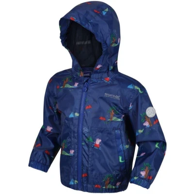 Afbeelding van Regatta Regenjas Muddy Puddle Jongens Polyester Donkerblauw Mt 98