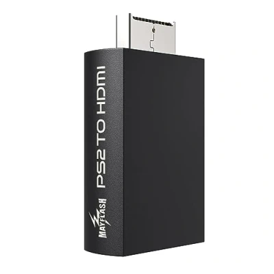 Afbeelding van MAYFLASH PS2 naar HDMI Converter Adapter, Video met 3,5 mm audio uitgang voor HDTV monitor compatibel alle weergavemodi