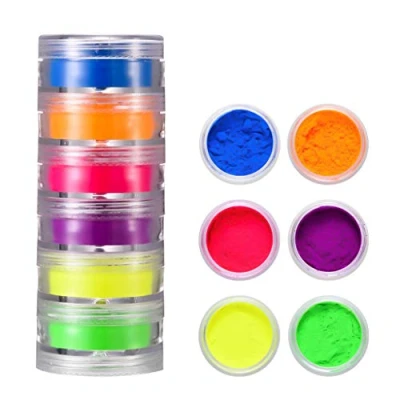 Afbeelding van Yushu 6/24 Kleuren Cosmetische Grade Parelmoer Mica Poeder Epoxy Hars Kleurstof Parel Pigment Natuurlijke Minerale Voor Sieraden Maken