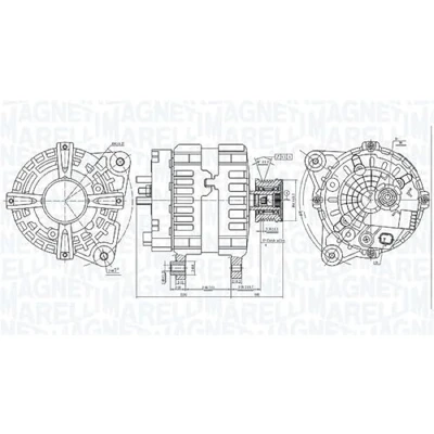 Afbeelding van Magneti Marelli Alternator/Dynamo 063736381010