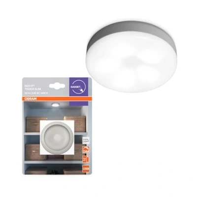 Afbeelding van OSRAM DOT it Touch Slim Flexibele ledlamp, compact, wit, kunststof, dimbaar, USB oplaadbaar, IP20, voor kledingkast en slaapkamer