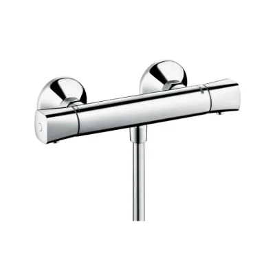 Afbeelding van Hansgrohe ecostat universal douchethermostaatkraan opbouw tweegreeps 150mm met s koppelingen chroom 13122000
