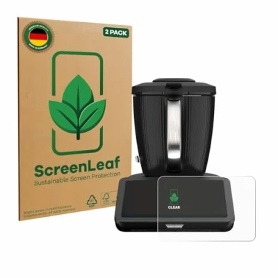 Afbeelding van ScreenLeaf Screenprotector voor Vorwerk Bimby TM7 Duurzame schermbescherming Folie Beschermfolie transparant (2 Stuks)