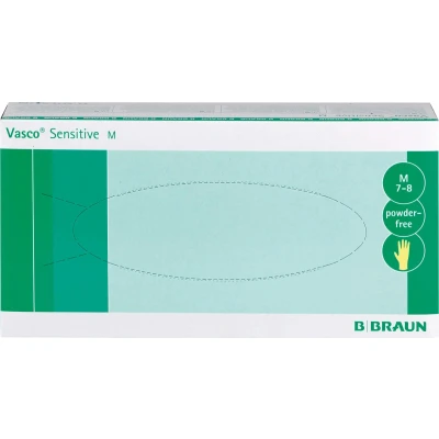 Afbeelding van Vasco® Sensitive latex handschoenen poedervrij M