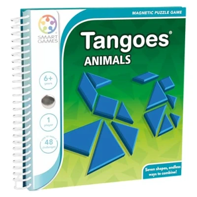 Afbeelding van SmartGames Tangoes Animals magnetisch puzzelspel 48 opdrachten