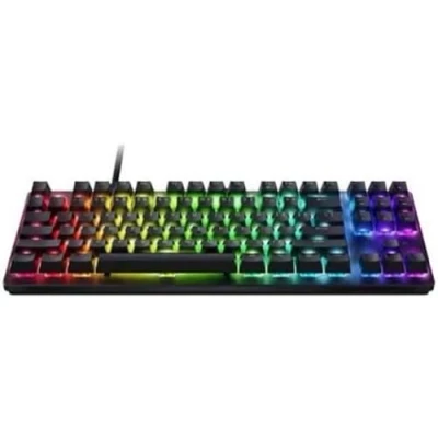 Afbeelding van Huntsman V3 X Tenkeyless (Purple Switch) optisch toetsenbord voor Esports (design zonder numeriek blok, volledig programmeerbare toetsen, met RGB technologie), QWERTY ES design, zwart