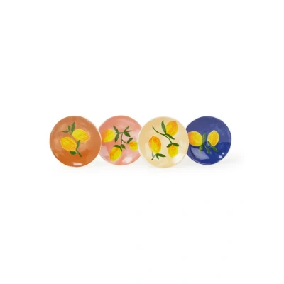 Afbeelding van &amp;Klevering Lemon ontbijbord 16 cm set van 4 Geel