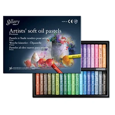 Afbeelding van Mungyo Gallery Zachte Olie Pastel voor Kunstenaar Premium 36 Kleuren Tekening MOPV36