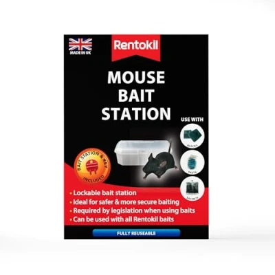 Afbeelding van Rentokil FBSM01 muislokstation Zwart, 14,6 x 10,5 4,8 cm