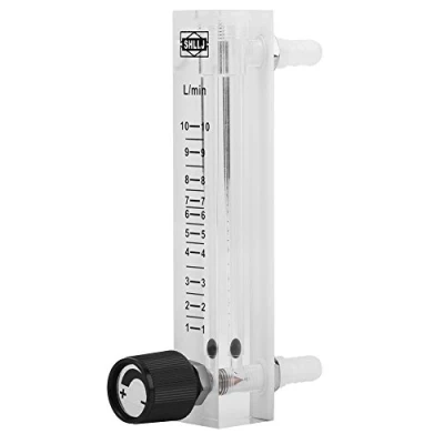Afbeelding van Gasstroommeter, LZQ 7 debietmeter 1 10LPM met regelklep voor zuurstof/lucht/gas
