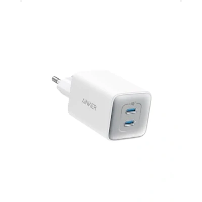 Afbeelding van Anker USB C oplader 47 W, 523 (Nano 3), compact met 2 aansluitingen, GaN snellader voor iPhone 15/15 Plus/15 Pro/15 Pro Max/14, Galaxy, Pixel 4/3, iPad/iPad Mini (kabel niet inbegrepen)