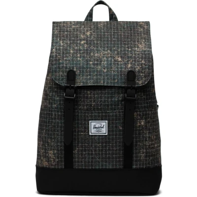 Afbeelding van Herschel Vrije tijd rugzak Schoolrugzak Retreat Small Backpack Eco 15L Forest Grid Groen