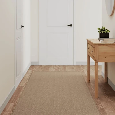 Afbeelding van Tapijtloper 80x400 cm sisal look zandkleurig