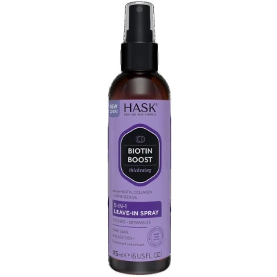 Afbeelding van Hask Conditioner Biotin Boost 5 In 1 Leave Spray Voor extra volume Met collageen