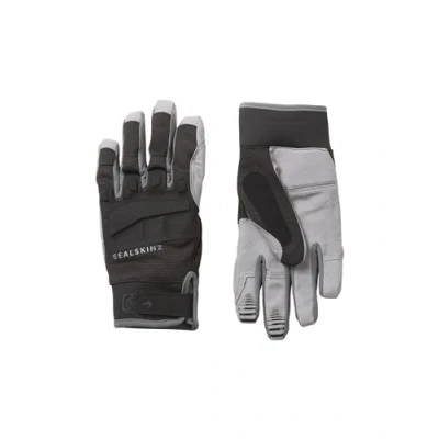 Afbeelding van SEALSKINZ Guanto impermeabile unisex per tutte le stagioni, nero/grigio, L
