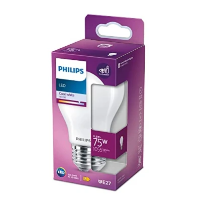 Afbeelding van Philips LED Lamp Mat 75 W E27 koelwit licht