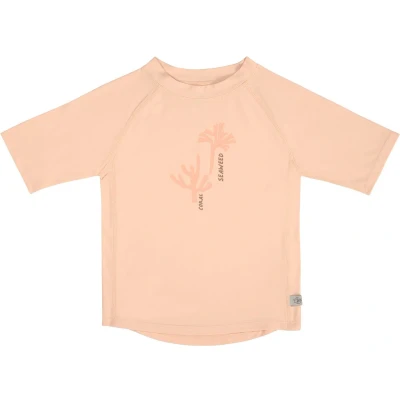 Afbeelding van Lässig Zwemshirt Rashguard Korte Mouw Splash &amp; Fun Corals peach rose, 19 24 mnd. Maat 92
