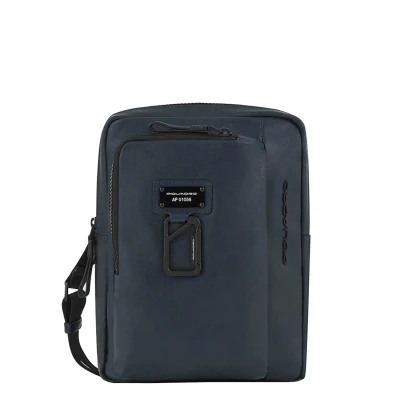 Afbeelding van Piquadro Harper iPad Crossbody Bag blue Herentas Leren tas