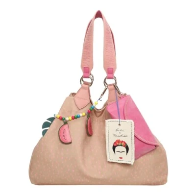 Afbeelding van Fritzi aus Preussen x Frida Kahlo Izzy Medium Canvas Melon Shopper,