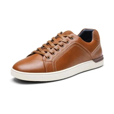 Afbeelding van Bruno Marc SBFS211M Veterschoenen voor heren, halfhoge schoenen, gymschoenen, wandelschoenen, mode veterschoenen, bruin, 41.5 EU
