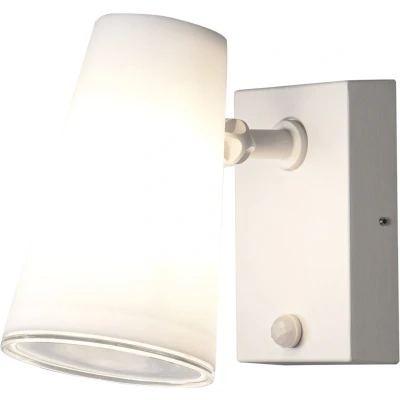 Afbeelding van Konstsmide Fano 7873 250 Buitenlamp met bewegingsmelder (wand) LED E27 25 W Wit