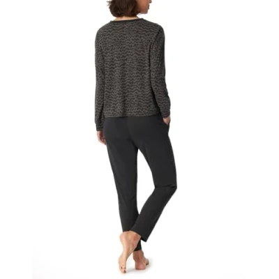 Afbeelding van Schiesser Schlafanzug Pyjama, Dames, Maat: 38, Anthrazit