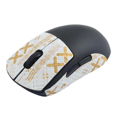 Afbeelding van Hyekic Muis Anti Slip Grip Tape geschikt voor Logitech G PRO X Superlight Draadloze Gaming Mouse Skin, Zweetbestendig, Eenvoudig aan te brengen, Zelfklevend ontwerp, Professionele Muizen Upgrade Kit