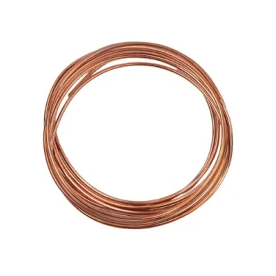 Afbeelding van koperdraad, blank T2 ø 0,9 mm 4 mm, puur knutseldraad, sierdraad, spoel wikkeldraad met goede warmtegeleiding en corrosiebestendigheid