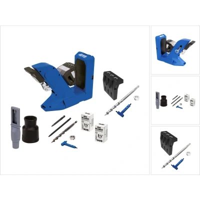 Afbeelding van KREG pocket hole Jig 720 boormal + micro stappenboor bit schroeven