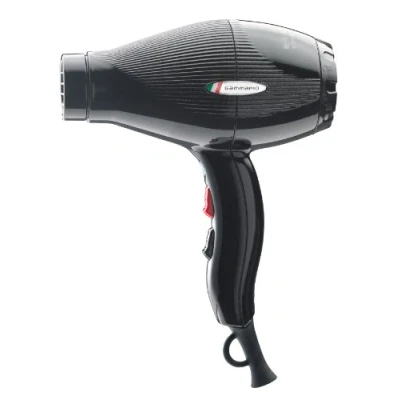 Afbeelding van GAMMAPIU&#039; Professionele haardroger E T.C. Licht, Ionengenerator, Haarföhn, Stil Krachtig, 3 Snelheden, Gewicht 430 g, W 1800 2100 (ITALIA stekker, Glanzend zwart)