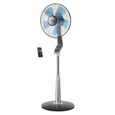 Afbeelding van Rowenta VU5670 Turbo Boost Silence Extreme Staande ventilator, met afstandsbediening, diameter 40 cm, superstil, zwart/zilver