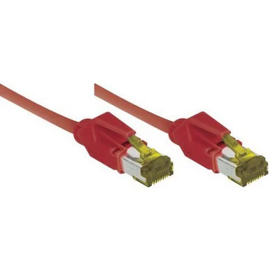 Afbeelding van Netwerksnoer RJ45 op Kabel CAT 7 S/FTP LSOH SNG rood 1 m