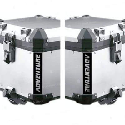 Afbeelding van Reflecterende stickers voor motorfiets R 1200 1250 1150 F 800 650 F700 GS A R1200GS R1200 Touratech Motorcycle Aluminium Panniers Top Case (zwart)