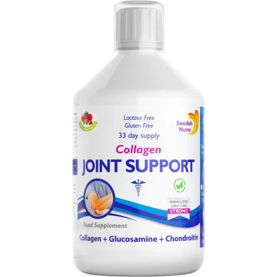 Afbeelding van Swedish Nutra Joint Support Collageen/Glucosamine/Chondroïtine Vloeibaar Supplement Suikervrij
