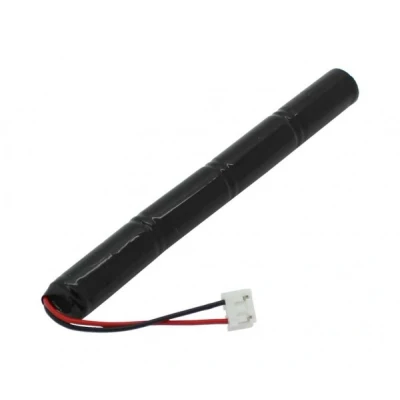 Afbeelding van Noodverlichting batterij NiMH 4.8V 500mAh L1x4 Lady N met 60mm kabel en stekker geschikt voor Fega Schmitt KMU003