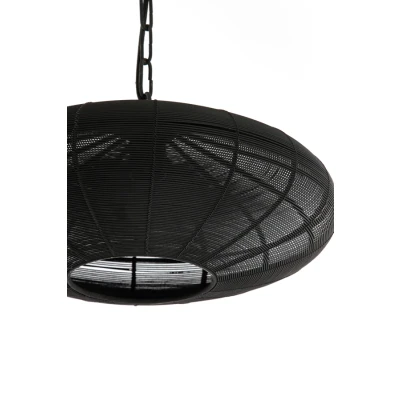 Afbeelding van Light &amp; Living Hanglamp BAHOTO Ø40x18cm Zwart