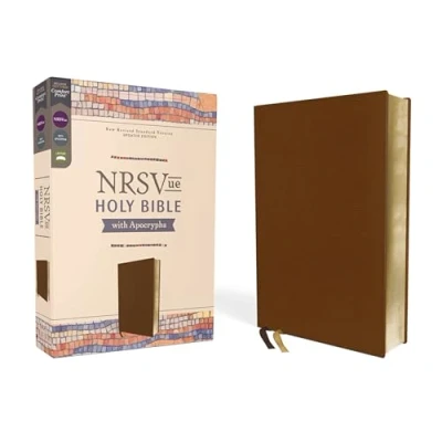 Afbeelding van NRSVue, Holy Bible with Apocrypha, Leathersoft, Brown, Comfort Print: New Revised Standard Version Updated Edition, Print, ... Books of the Old Testament