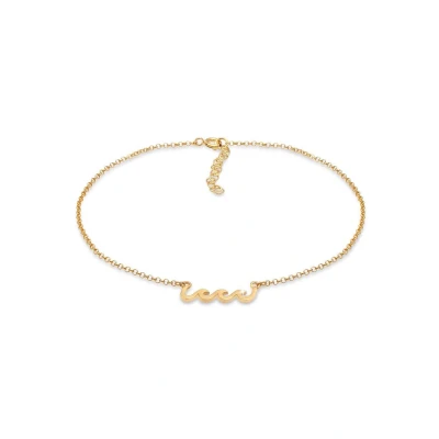 Afbeelding van Elli WAVE Armband goldcoloured, Dames, Maat: 22, Gold coloured