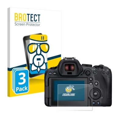 Afbeelding van BROTECT Screenprotector voor Canon EOS R6 Mark II Folie Beschermfolie Beschermglas transparant (3 Stuks)