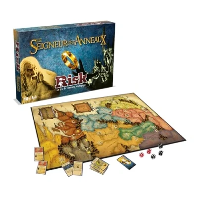 Afbeelding van Winning Moves Risk heer des ringen gezelschapsspel bordspel Franse versie