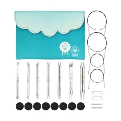 Afbeelding van KnitPro verwisselbare rondbreinaaldenpunten, luxe set, AmazonNl/33EZAva Cubics, 4.00 8.00mm