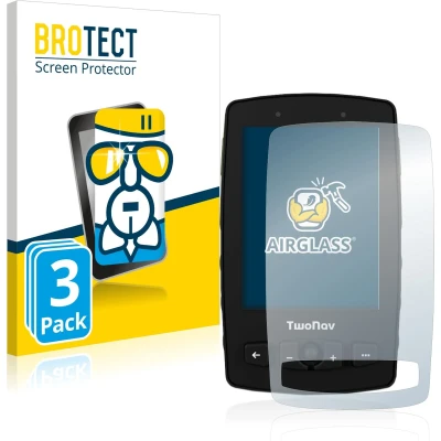 Afbeelding van BROTECT Screenprotector voor TwoNav Aventura 2 Folie Beschermfolie Beschermglas transparant (3 Stuks)