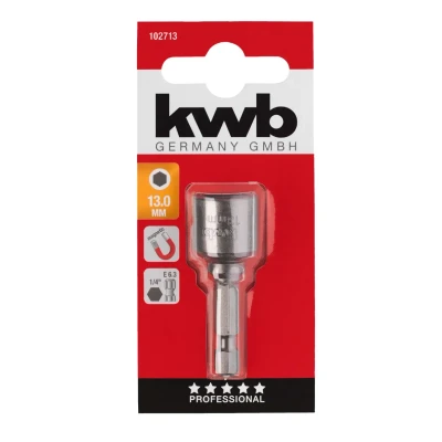 Afbeelding van KWB Zeskant dopsleutel 13 mm