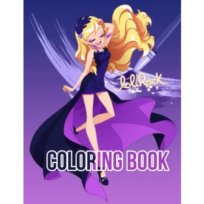 Afbeelding van LoliRock Coloring Book: A Fabulous Book For Fans Of All Ages With Several Images One The Best Ways To Relax And Enjoy Fun.