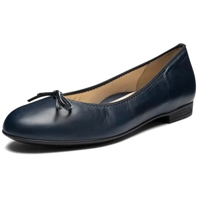 Afbeelding van ara Ballerina&#039;s, Dames, Maat: 36, Blau Leer
