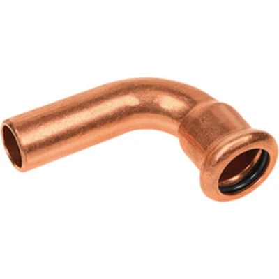 Afbeelding van BONFIX Press roodkoperen perskoppeling bocht 90 graden 22 mof x