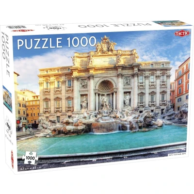 Afbeelding van Tactic legpuzzel Trevi Fontein 48 x 67 cm karton 1000 stukjes